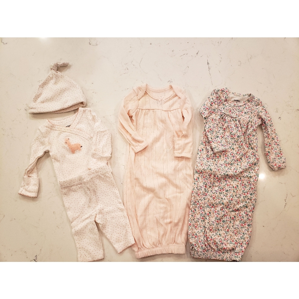 Preemie PJ set of three
